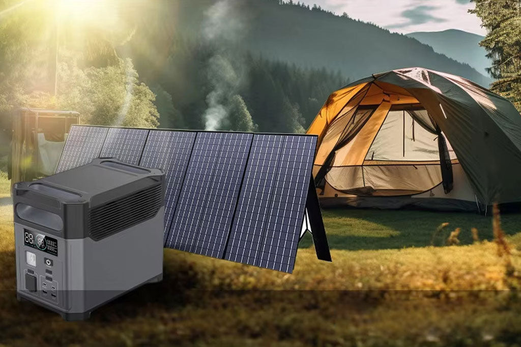 Best outdoor solar portable power stations 1200W Power Banks &amp; Power Station 1024Wh fast charging