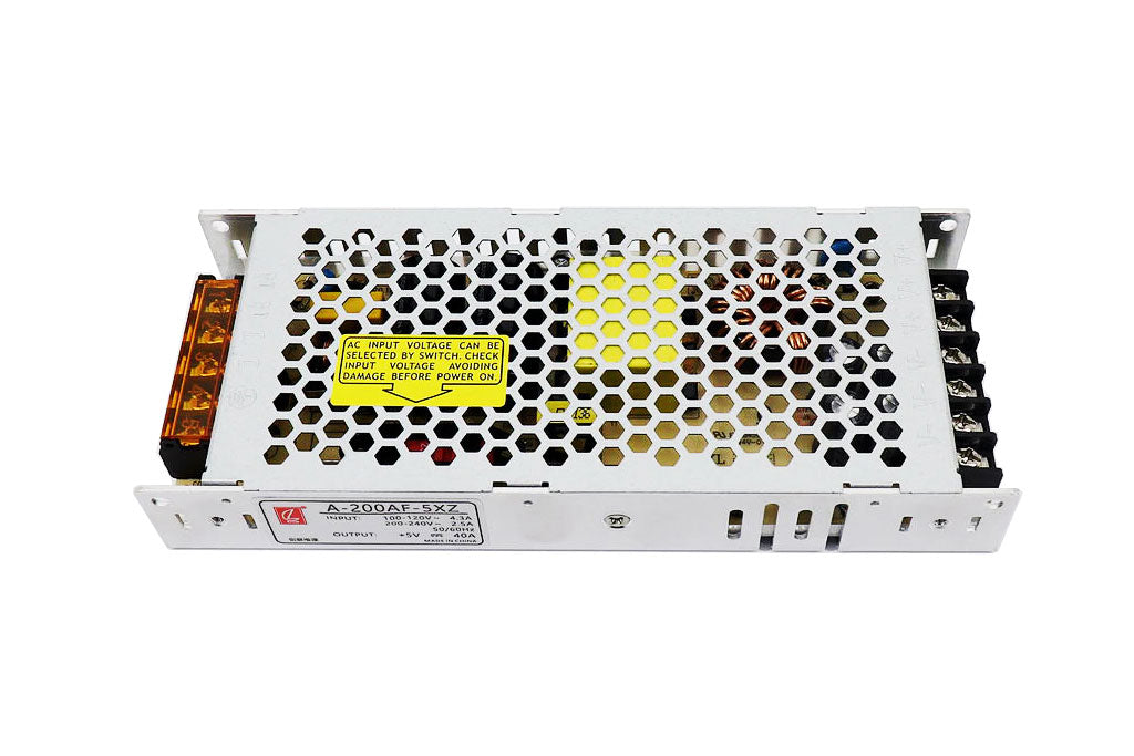 CZCL LED Displays Power Supply A-200AF-5XZ 5V40A Low Profile LED