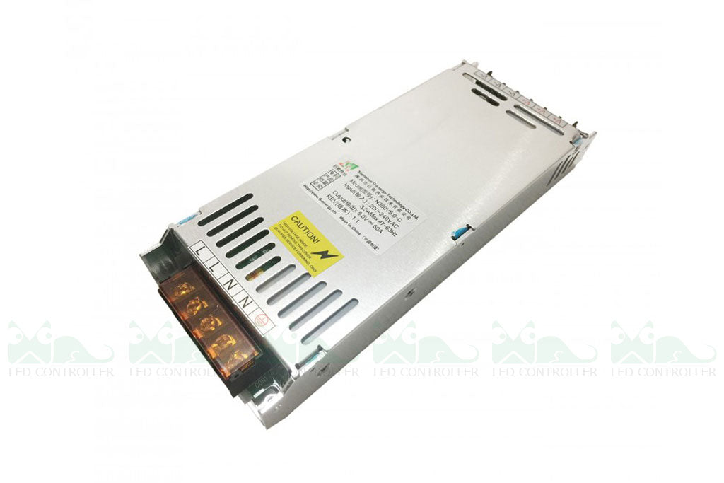 Alimentatore G-Energy G300V5 – 5V 60A, 300W, Con Raffreddamento Automatico, Per Usi Professionali