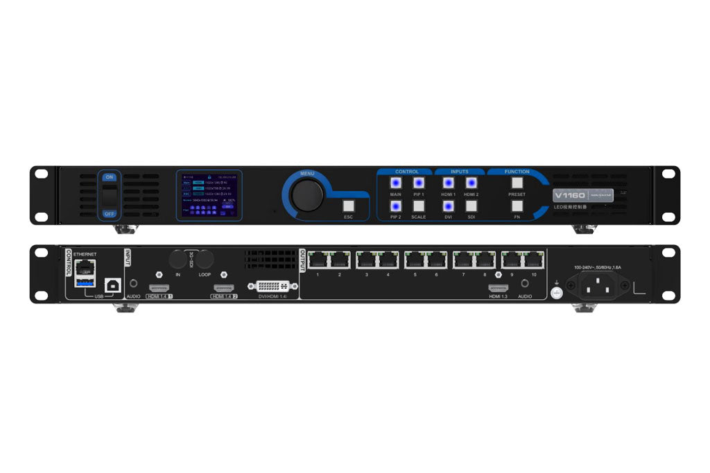 Led Display Controller Rack Novastar 2in1 Basic Series LED Display Controller V960 V6 V16 V24 LED ...