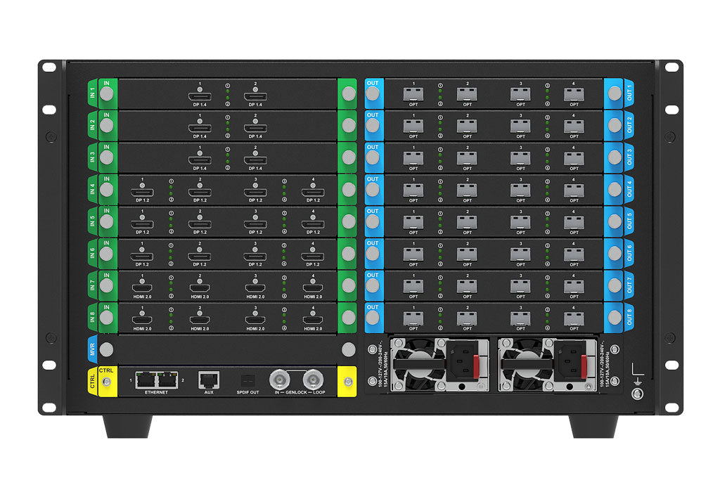 Mx2000 Processor Rear Novastar MX Series MX6000 Pro MX2000 Pro 8K LED Sending Box LED Displa ...