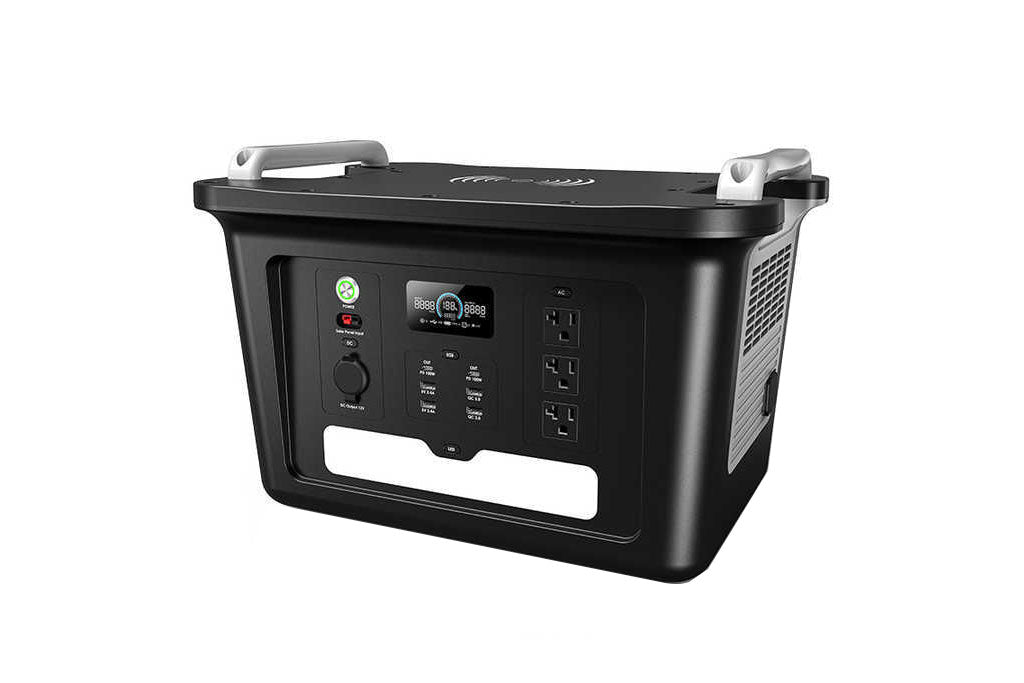 Solar Power Station Portable 1800W Power Banks Power Station – LED ...