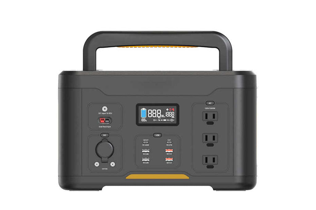 Unidirectional ternary lithium 1000W Lithium portable power back station