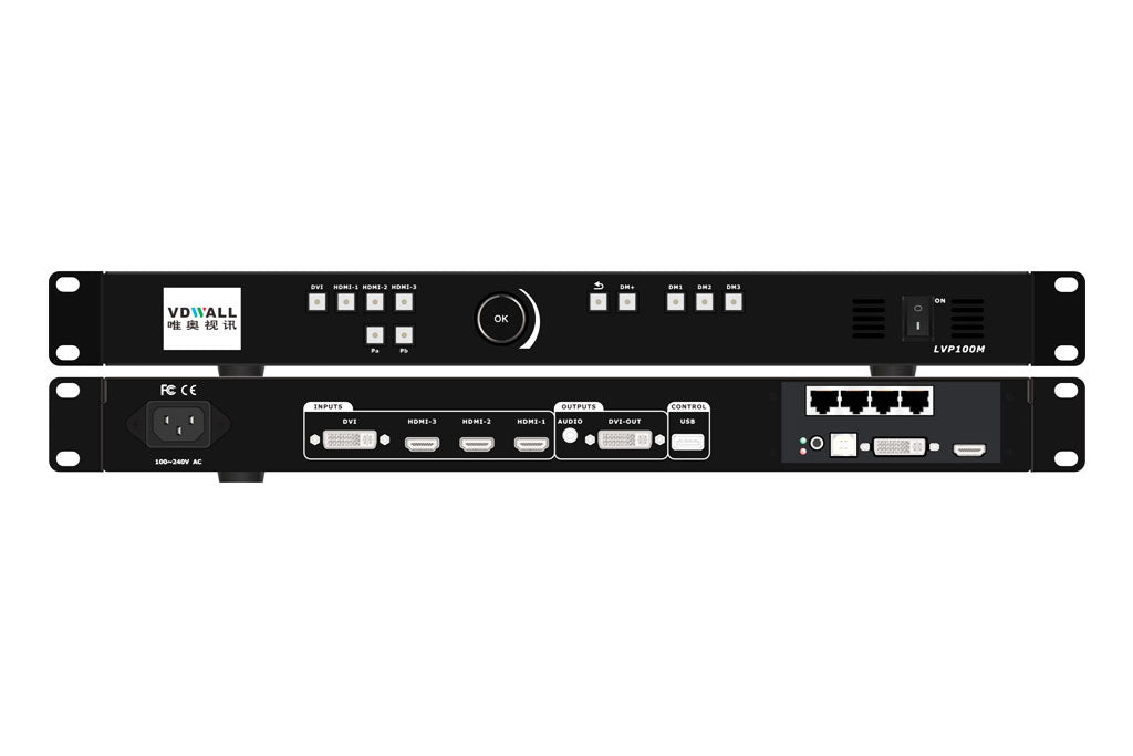 Led Display Controller Rack VDWall LED Display Controller LVP100M LED Video Processor – LED ...