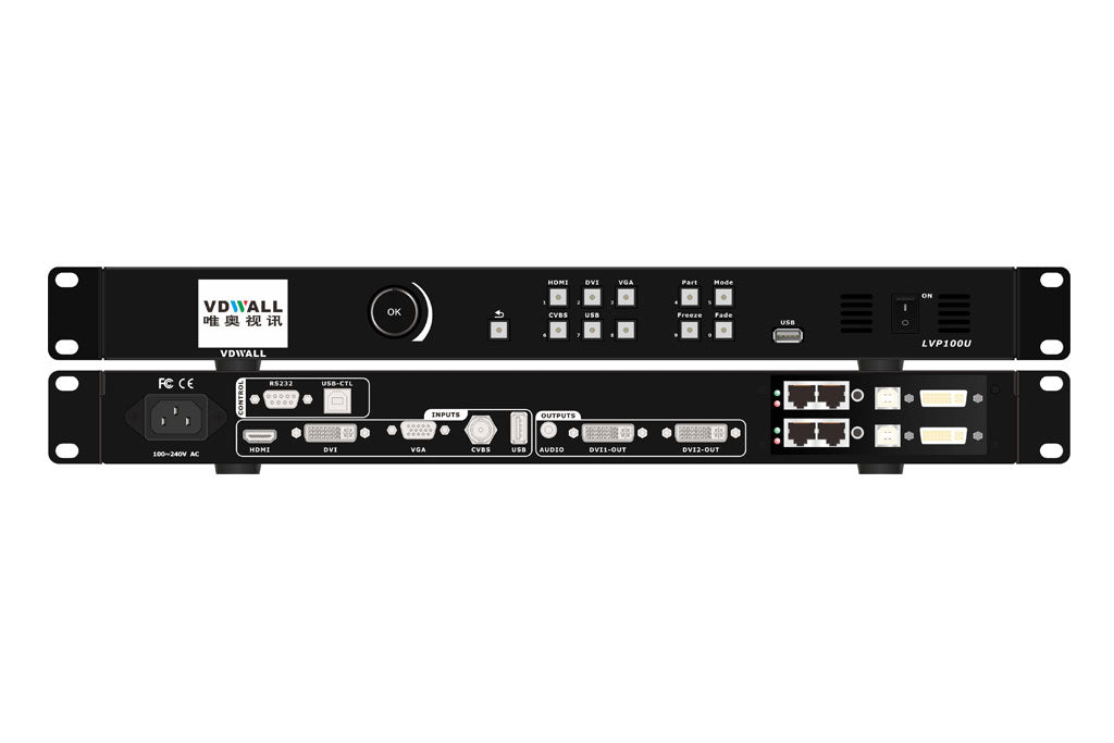 VDWall LED Display Controller LVP100U LED Video Processor – LED ...