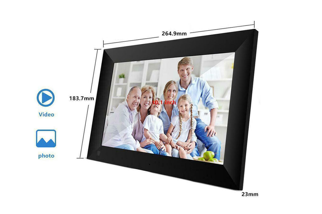 Digital Frame 10 Inches 10.1 Inch Digital Photo Frame WiFi Picture Video 16GB Touch Screen Aut ...