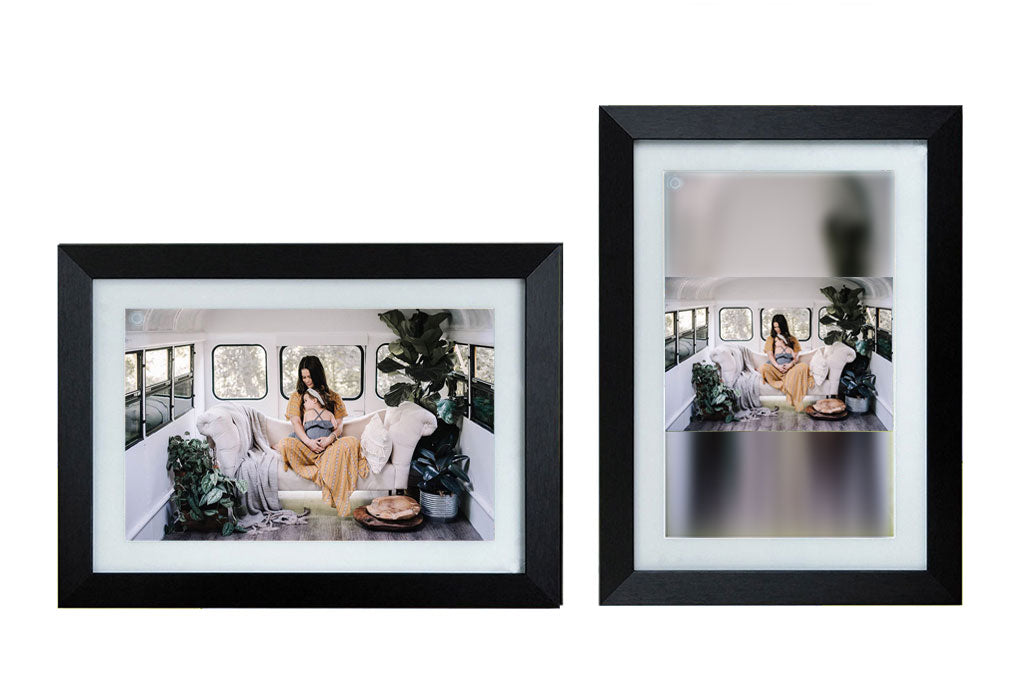 Large Multi Photo Picture Frame Holds 6 8x10 Photos in a 33mm Black Wood  Frame 