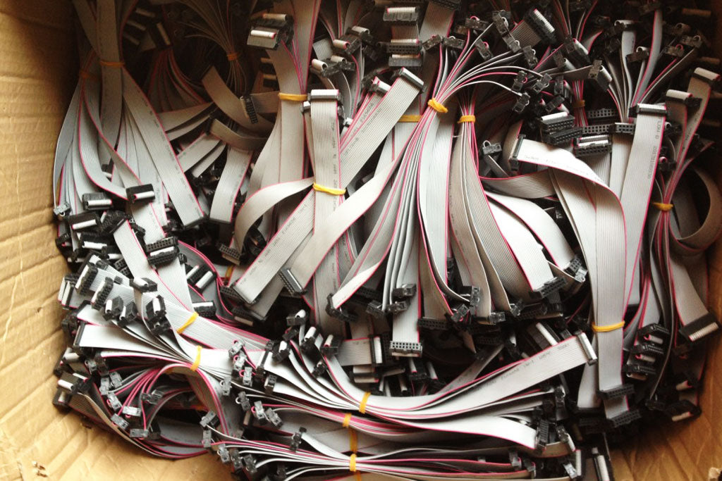 Fine Copper 16PIN LED Display Modules Flat Ribbon Signal Cable Data Ca ...