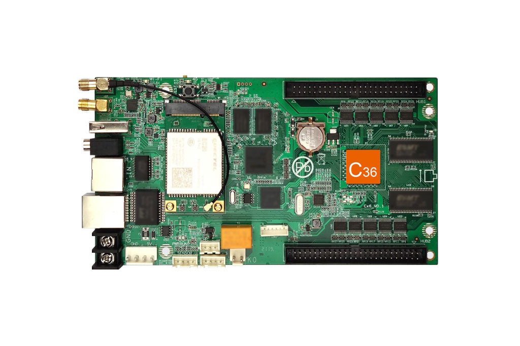 Huidu Asynchronous LED Display Controller HD-C16L C16 C36 LED Multimed ...