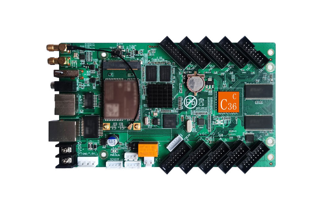 Huidu Asynchronous LED Display Controller HD-C16L C16 C36 LED Multimed ...