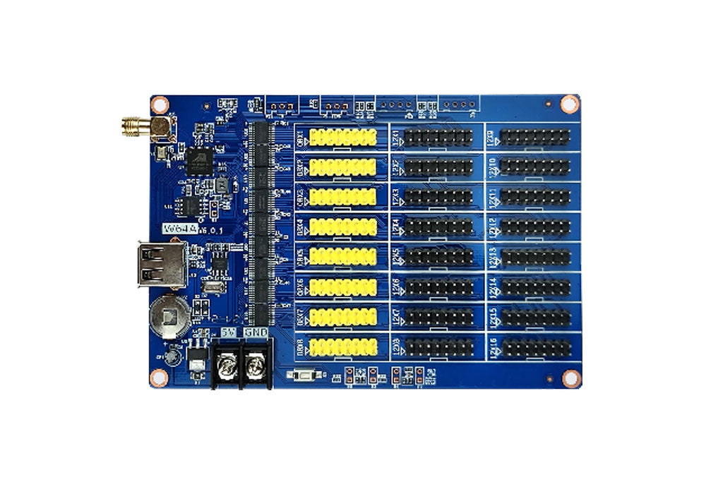 Huidu HD-W Series Wi-Fi Single-Daul Color LED Controller Card HD-W66 W ...