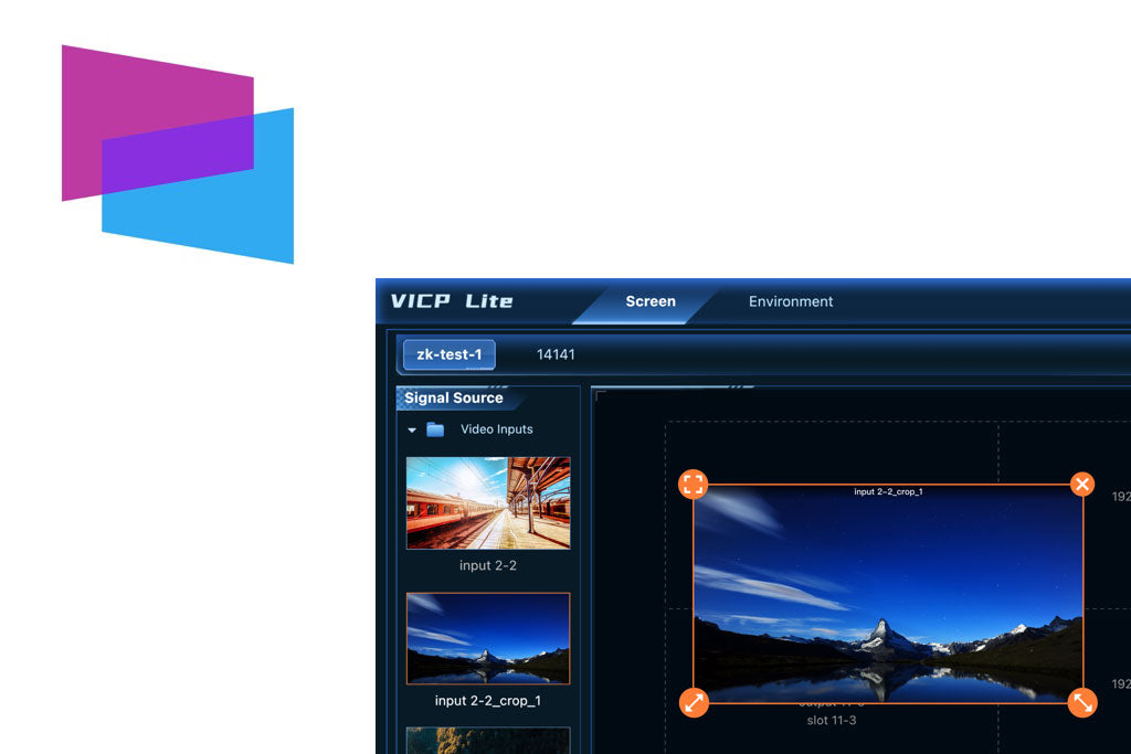 Novastar VICP Solution Visualization Intelligence Broadcast Control One-Stop Platform VICP Lite