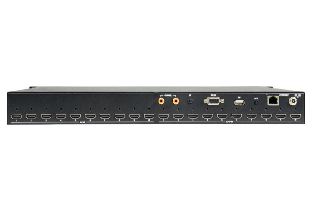 RGBlink DXP H1010 HDMI 10 Input 10 Output Video Matrix Switcher 4K LED ...