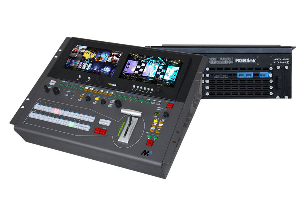 Led Video Process Rack RGBlink M3 Presentation Processor and Vision Mixer LED Display Control ...