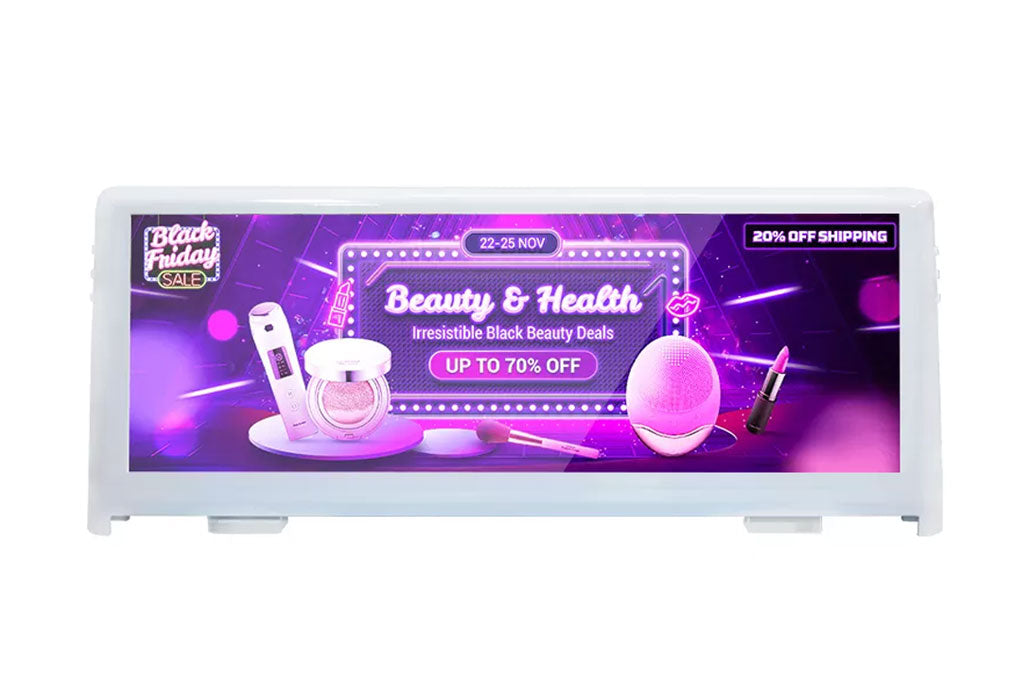 Controller Display Advertisement Taxi Top LED Display Screen Car Advertising LED Screen Roof Sign – LED ...