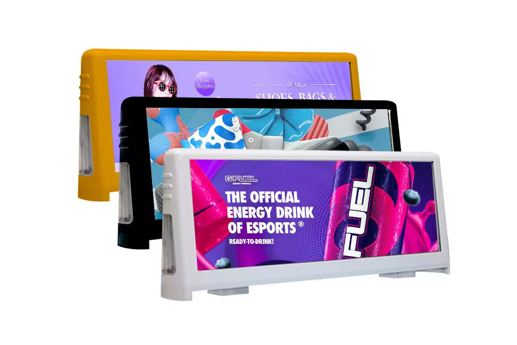 Controller Display Advertisement Taxi Top LED Display Screen Car Advertising LED Screen Roof Sign – LED ...