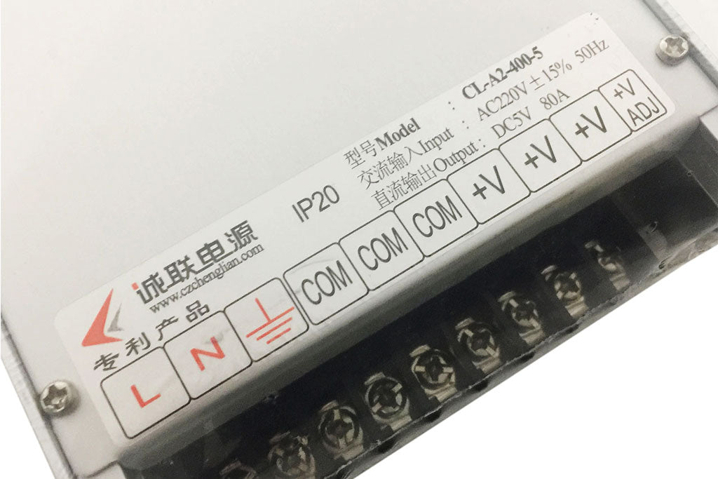 CL LED Displays Power Supply A2-400-5 5V80A Standard Size LED Power Supply